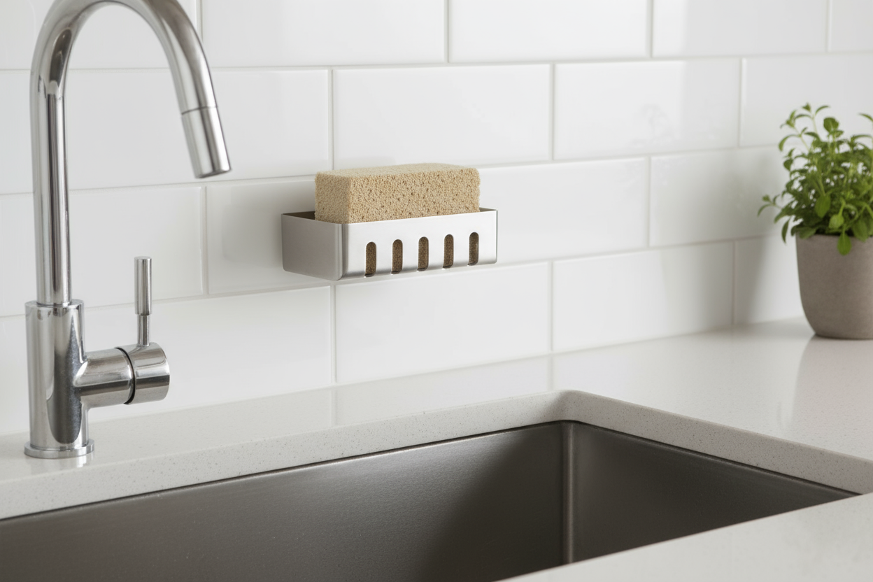 Wall-Mounted Sponge Holder